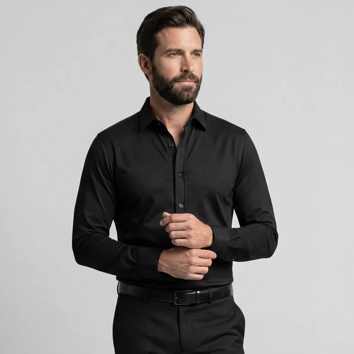 Chemise Infroissable à Coupe Ajustée – Image 9
