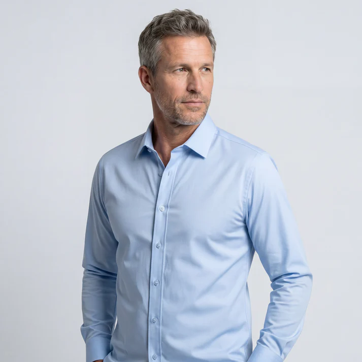 Chemise Infroissable à Coupe Ajustée – Image 6