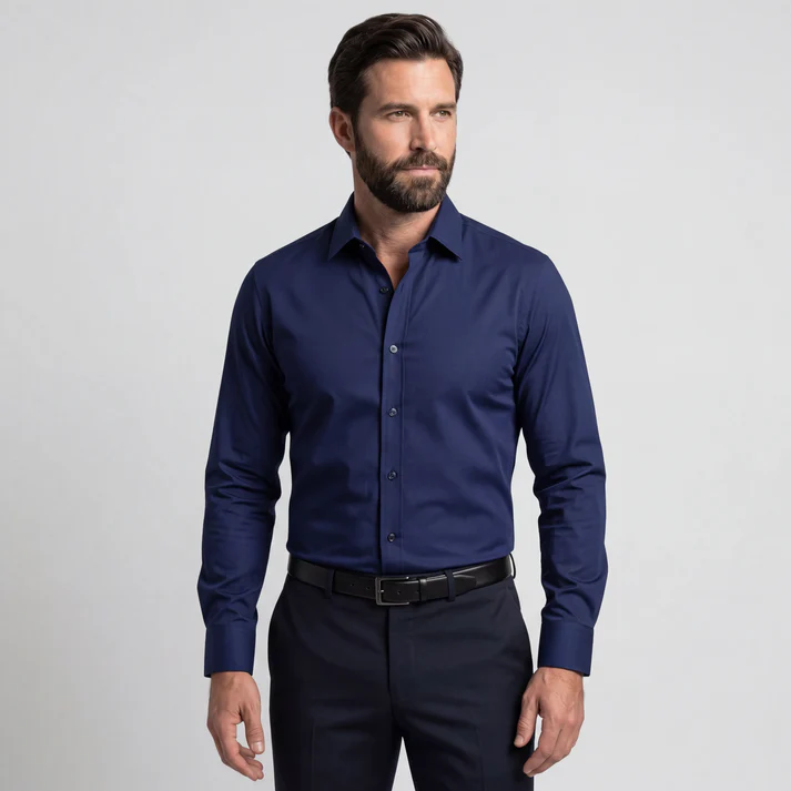 Chemise Infroissable à Coupe Ajustée – Image 7