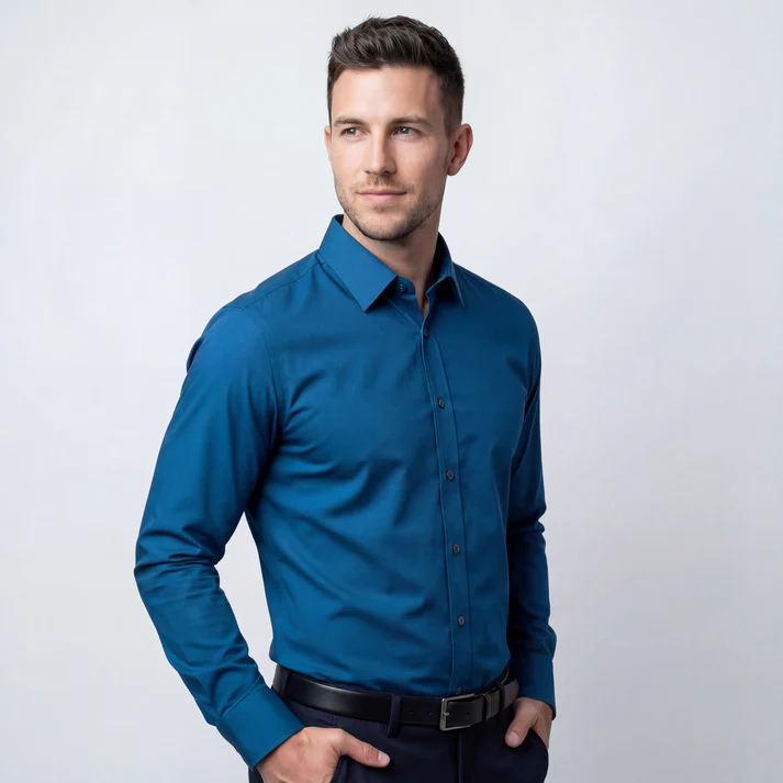Chemise Infroissable à Coupe Ajustée – Image 12