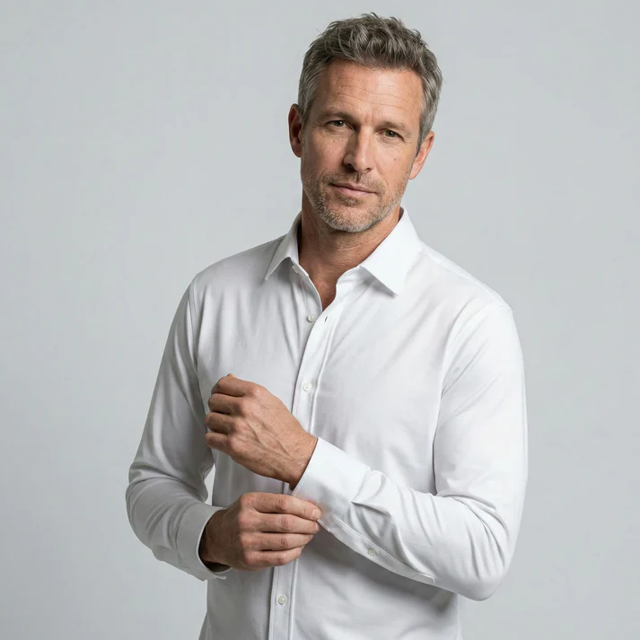 Chemise Infroissable à Coupe Ajustée – Image 4