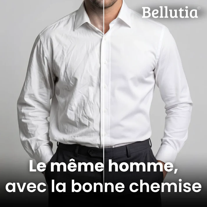Chemise Infroissable à Coupe Ajustée – Image 13